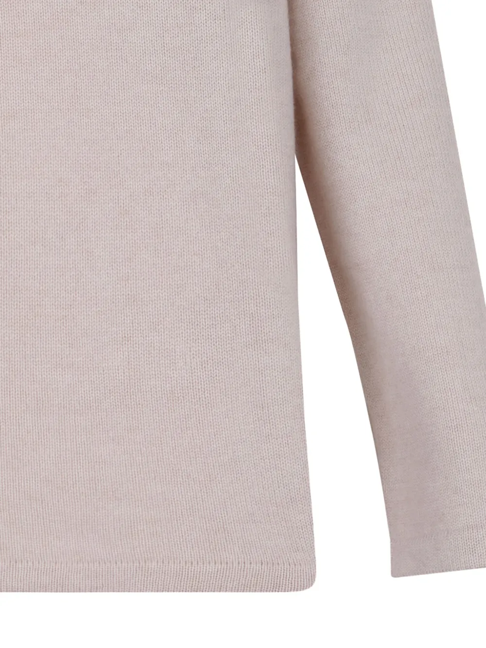 Max Mara ribbed high-neck sweater Beige