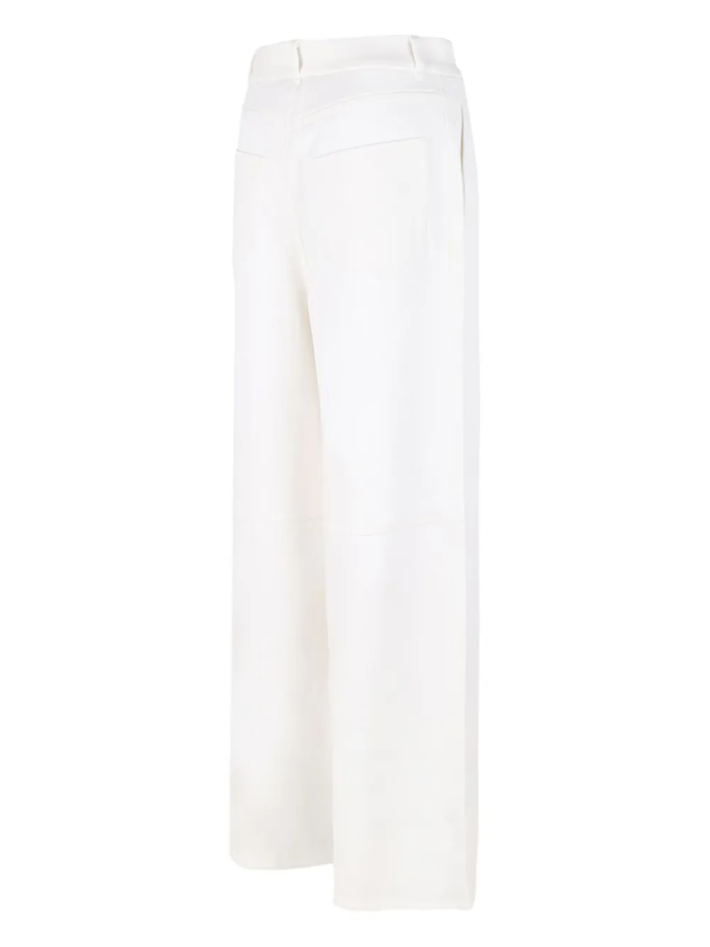 'S Max Mara Broek met riemlussen Wit