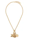 Chloé gold-tone charm necklace