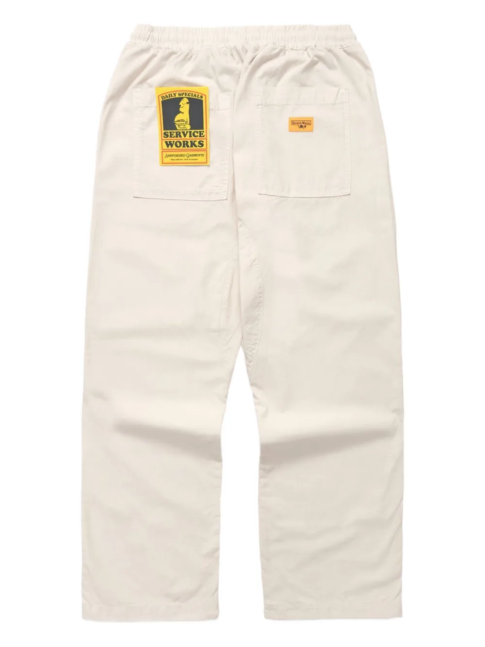 Service Works Chef logo-patch drawstring trousers | Regular-Fit & Straight Leg Pants | Image 2
