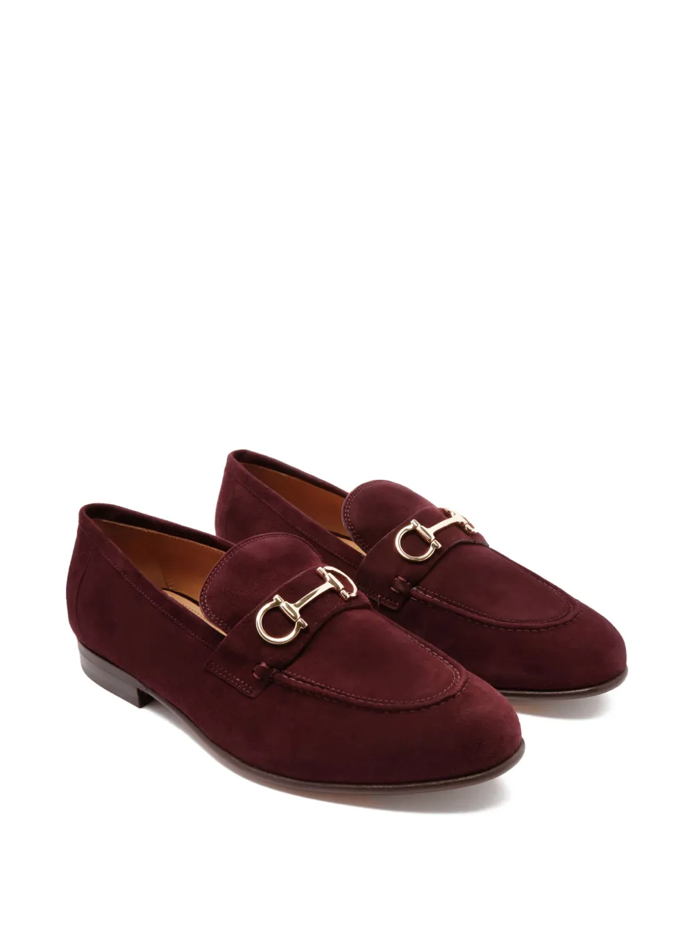 Ferragamo Loafers met Gancini-gesp - Rood