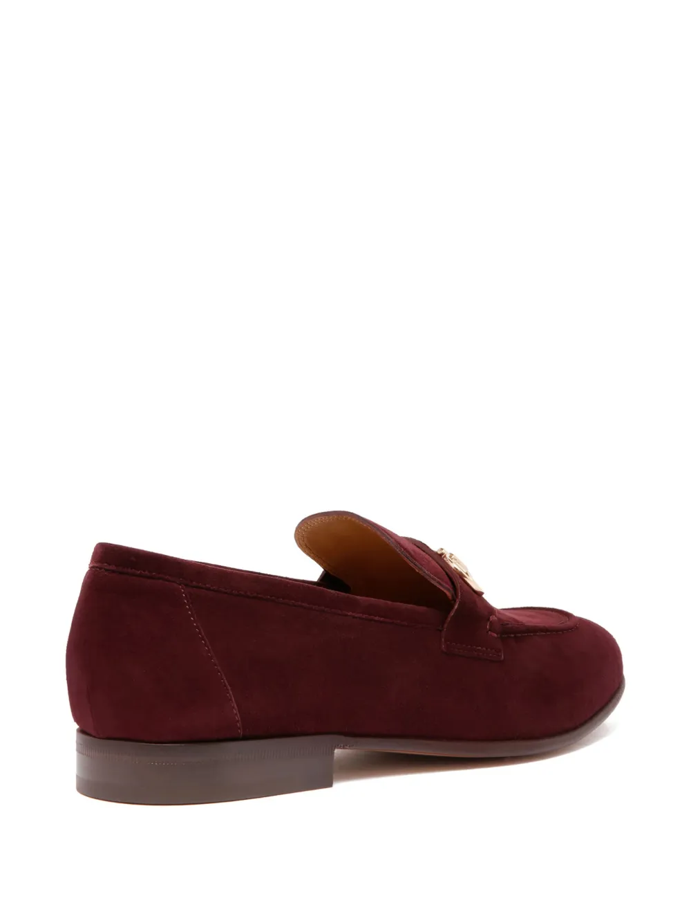 Ferragamo Loafers met Gancini-gesp Rood