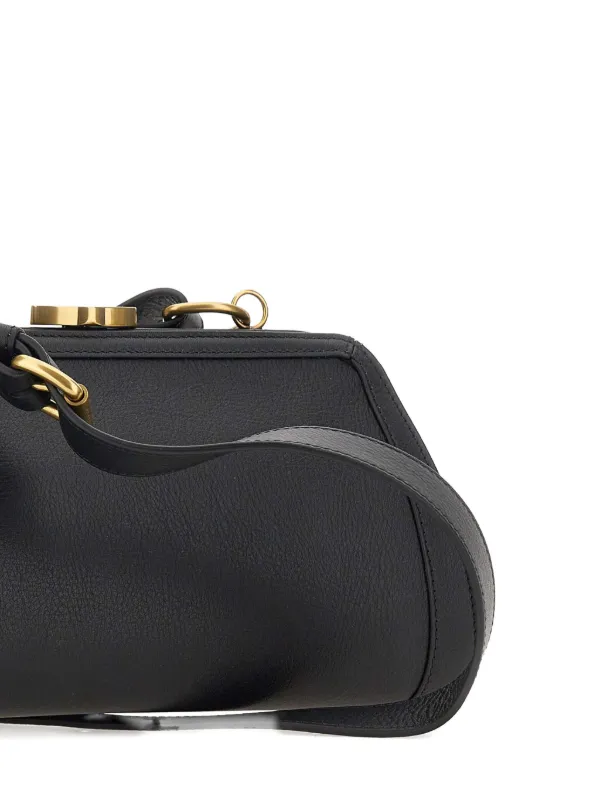 Vivienne Westwood Ascot Leather Satchel | Black | FARFETCH