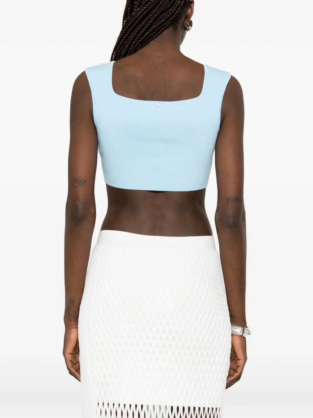 Max Mara Mouwloze top Blauw