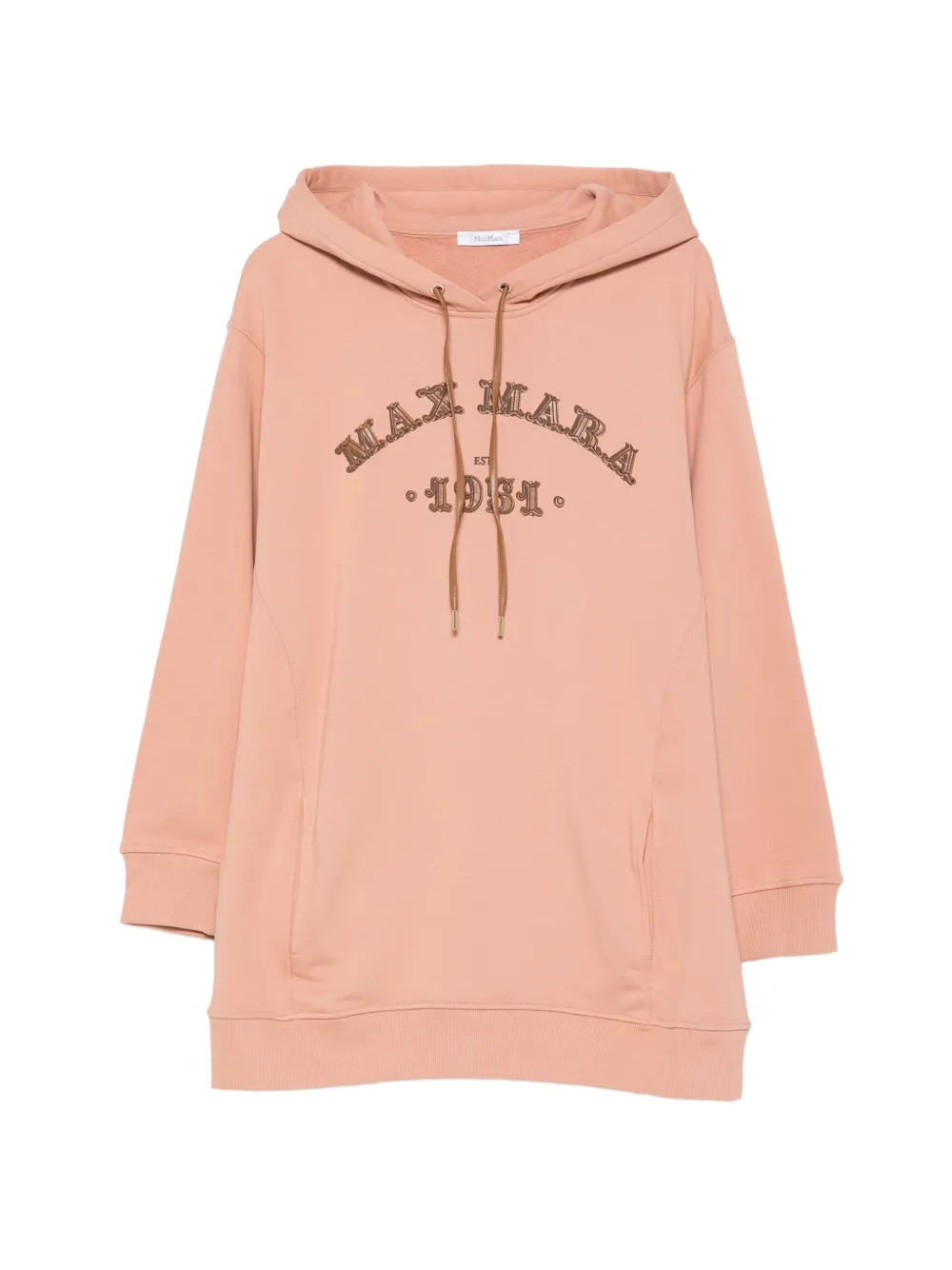 Max Mara logo hoodie - Rosa