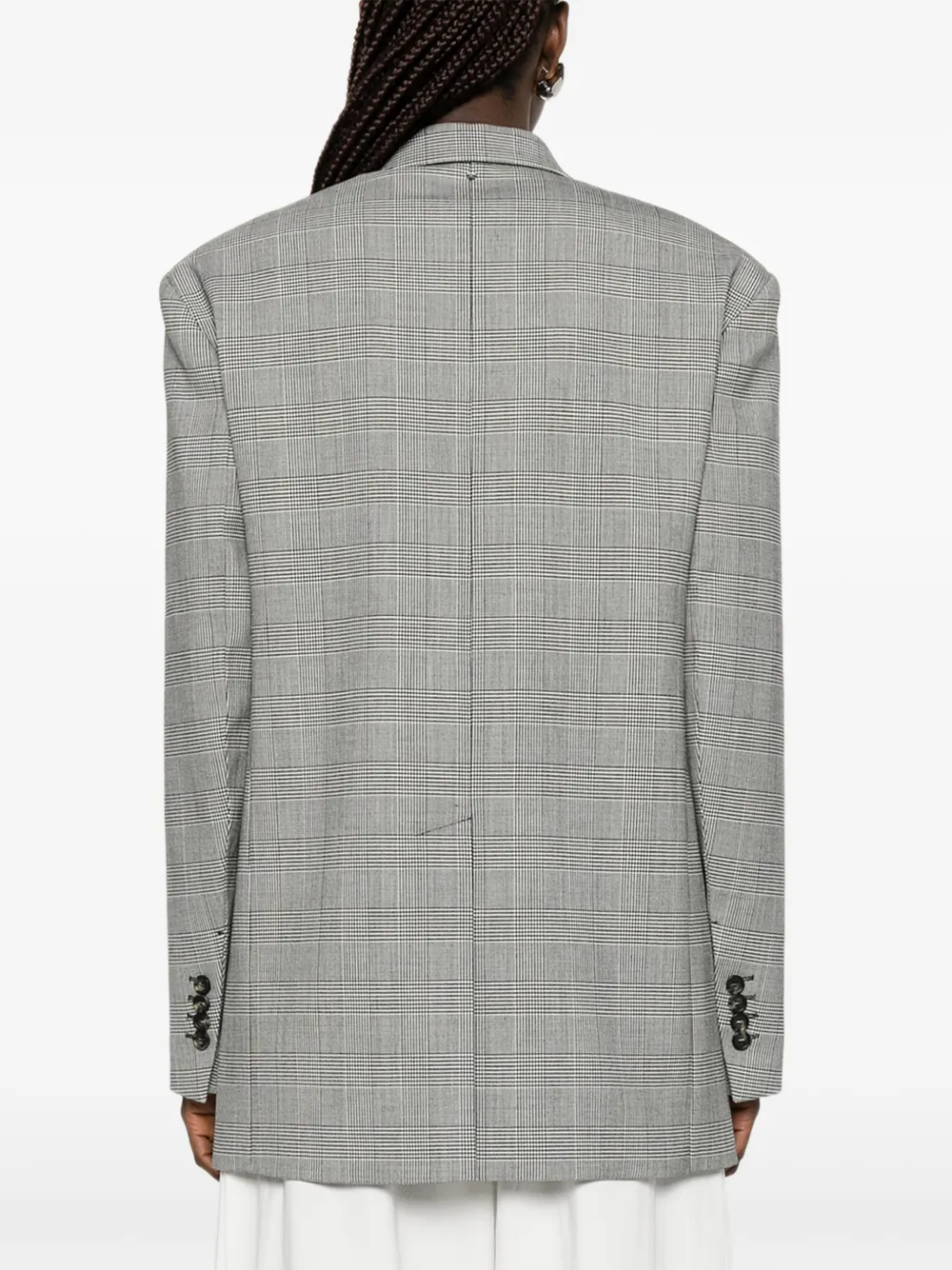 Sportmax Blazer met dubbele rij knopen Grijs