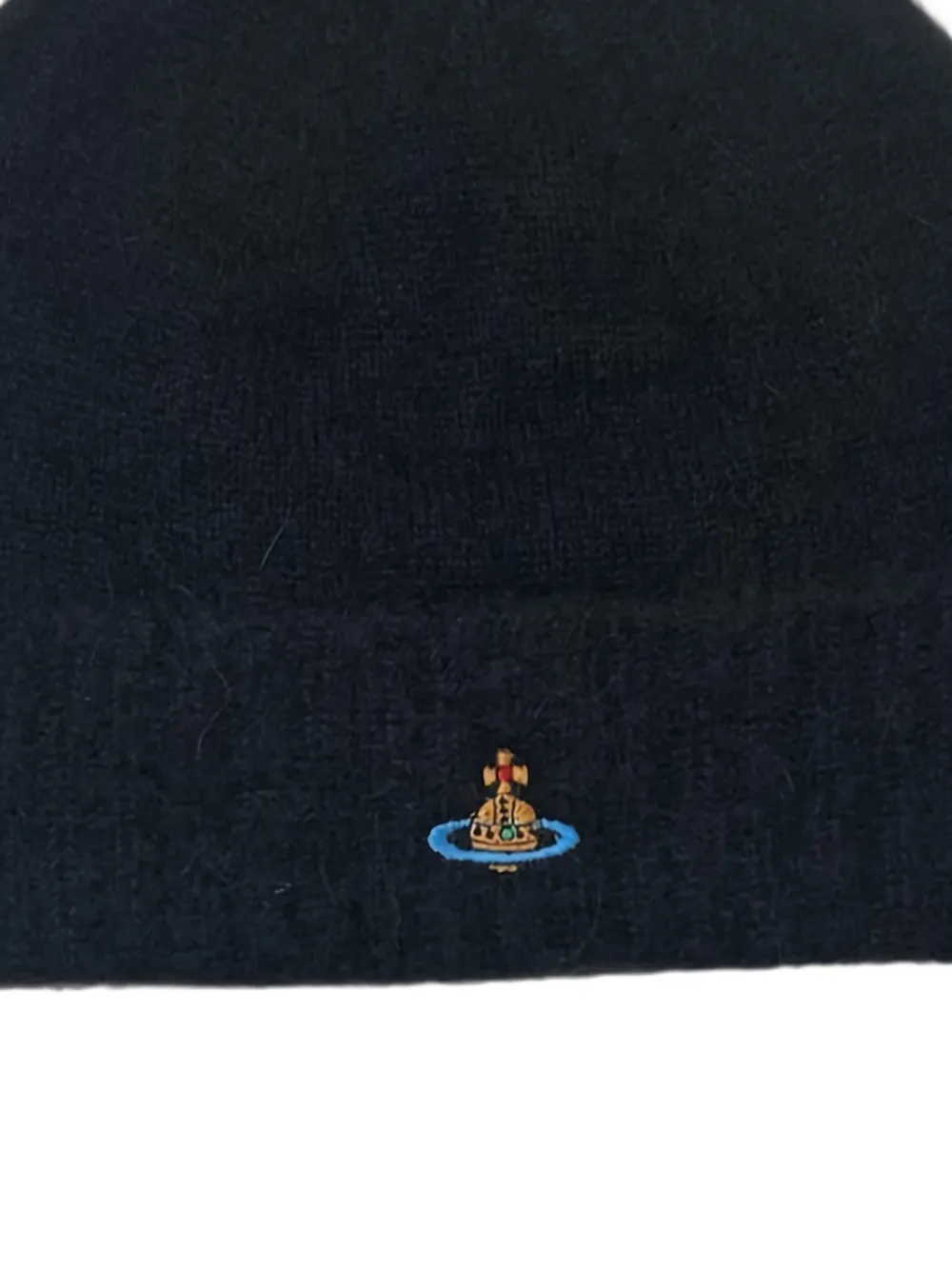 Vivienne Westwood Hoed met Orb-borduurwerk Zwart