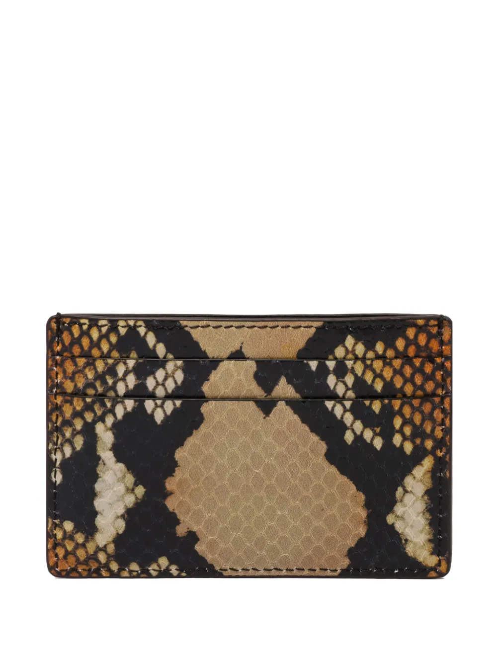 Alexander McQueen snakeskin cardholder Bruin