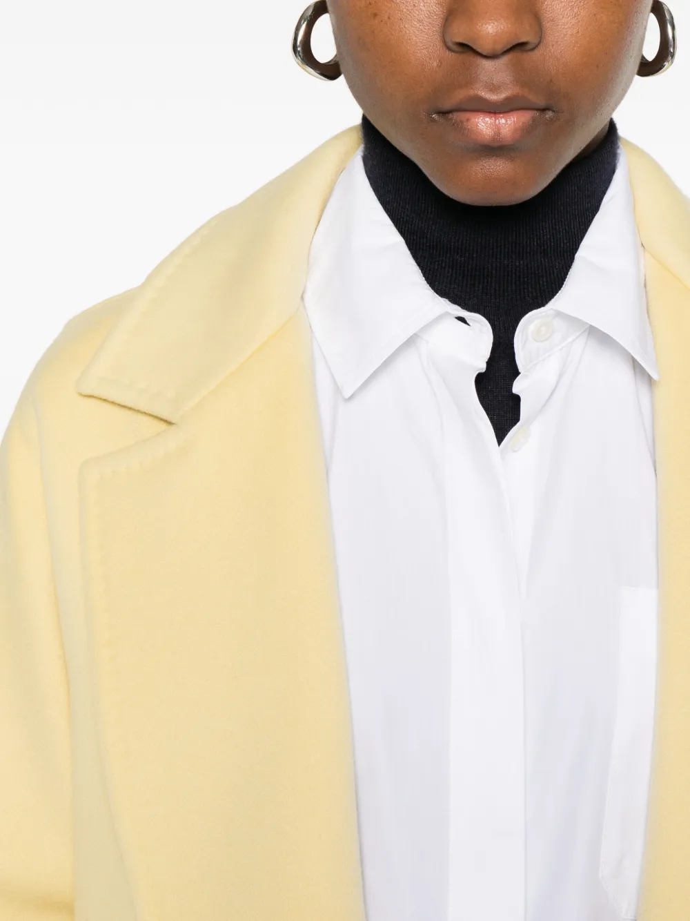 Max Mara Beira jack met zakken Geel