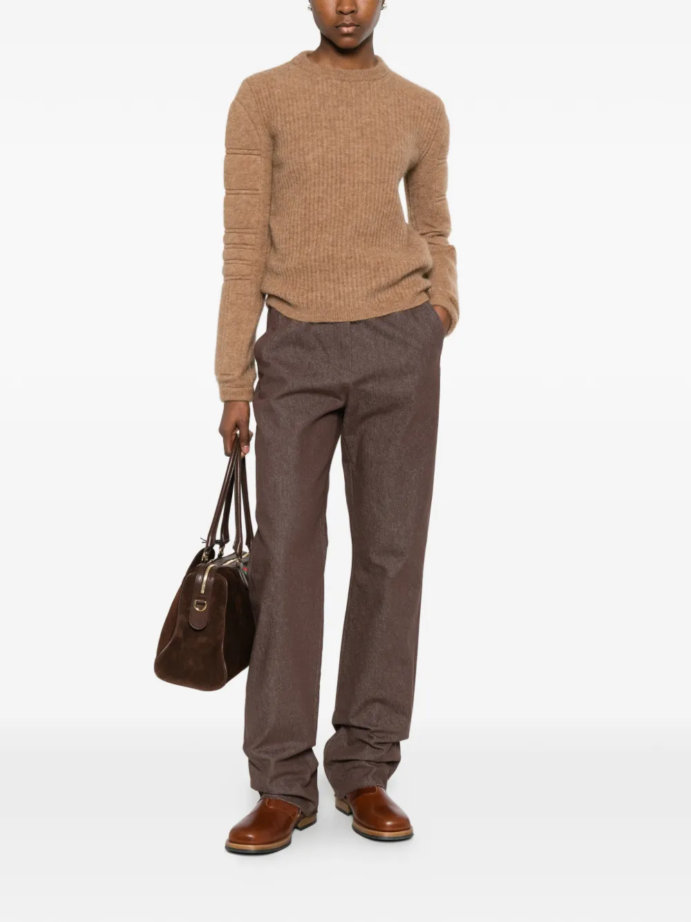 Max Mara Smirne trui met lange mouwen Beige