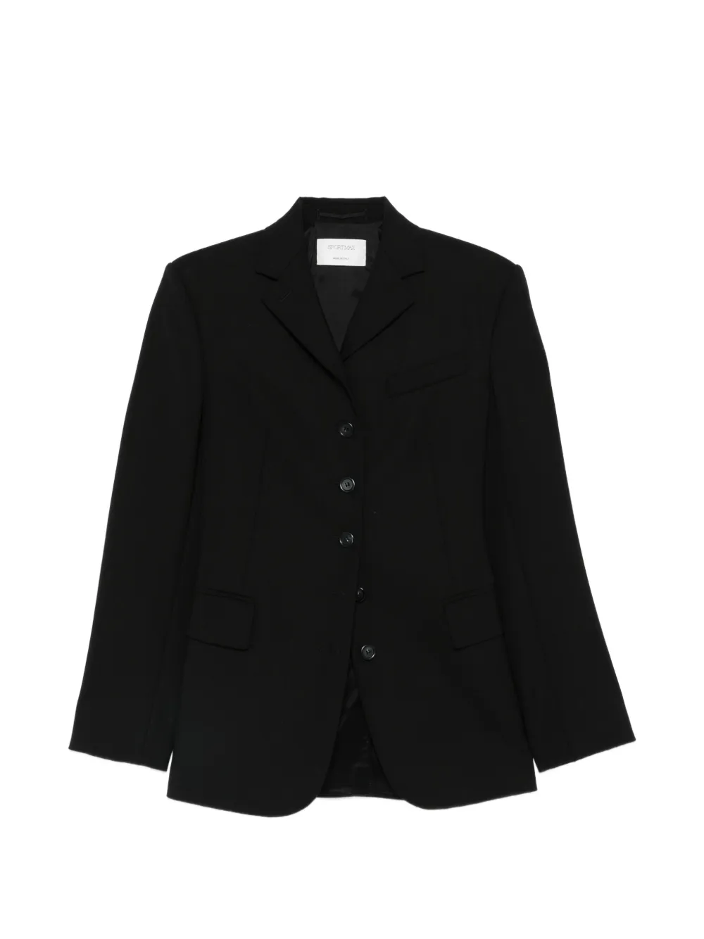 Max Mara Cosetta buttoned blazer - Schwarz