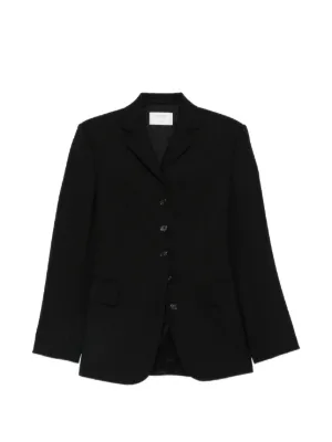 Max Mara ストライプ ダブルジャケット | ブラック | FARFETCH JP