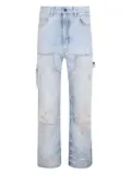 AMIRI paint-splatter carpenter jeans - Black