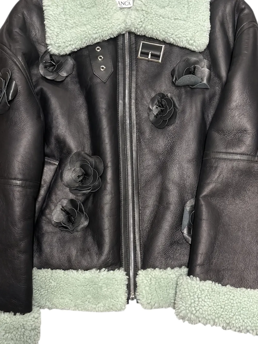 Casablanca Jack met bloemenpatch Zwart