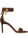 TOM FORD leopard-print sandals - Brown