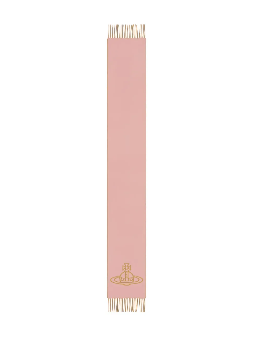 Vivienne Westwood Orb-logo wool scarf | Pink | Image 1