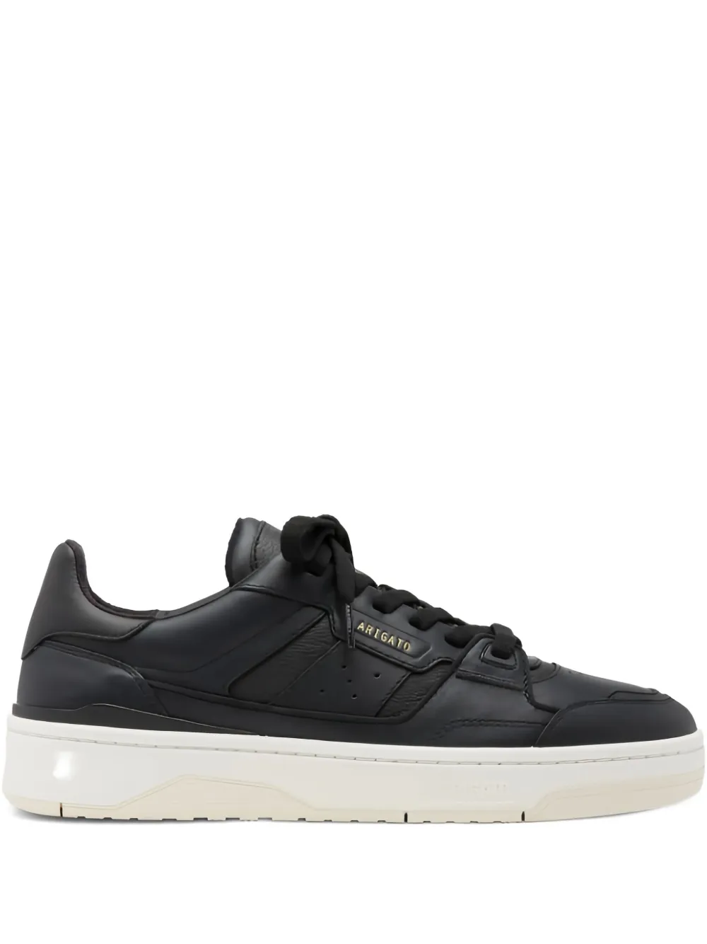 Axel Arigato Clay leather panelled sneakers Zwart