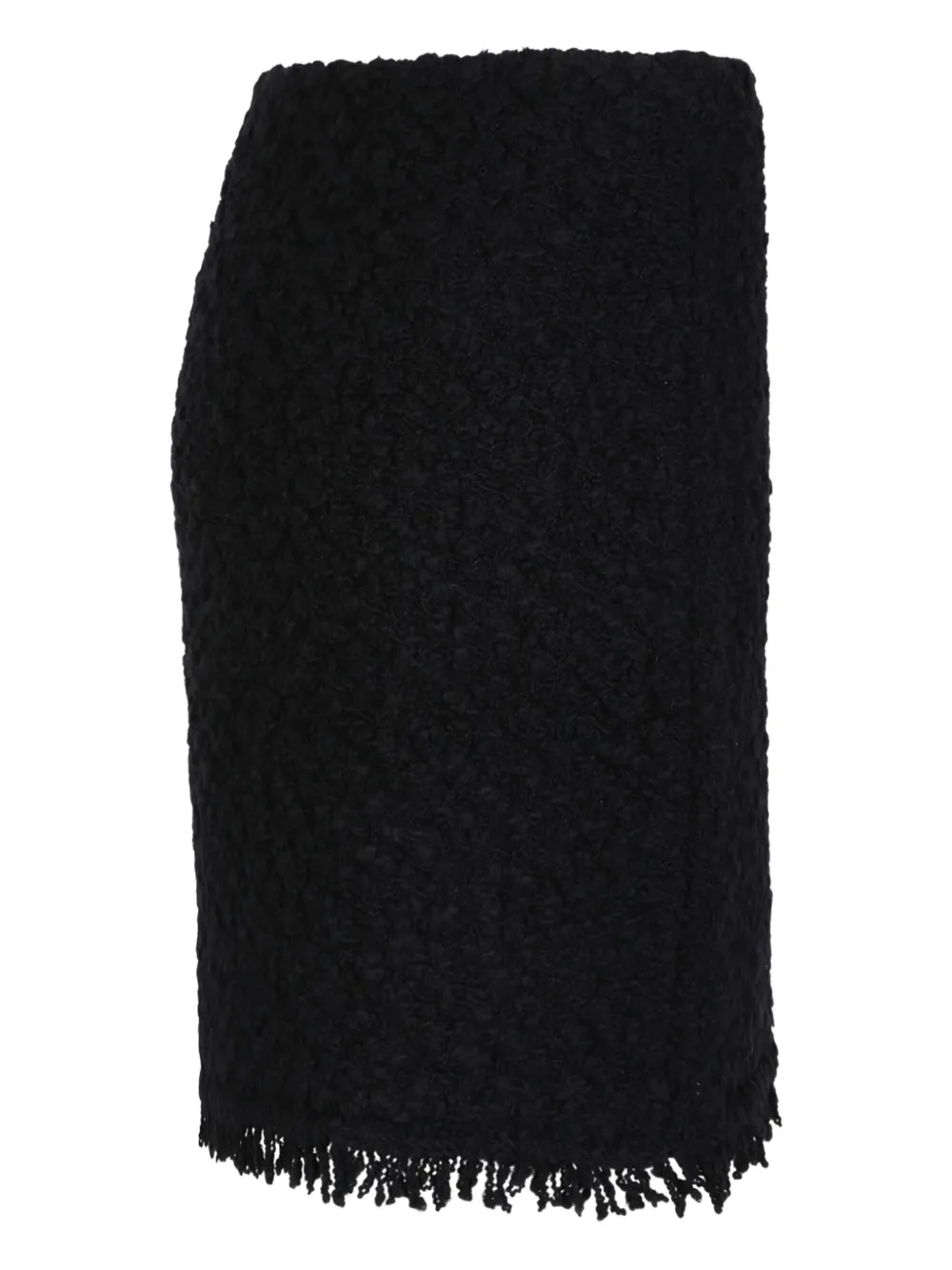Fabiana Filippi Fringed Skirt In Black