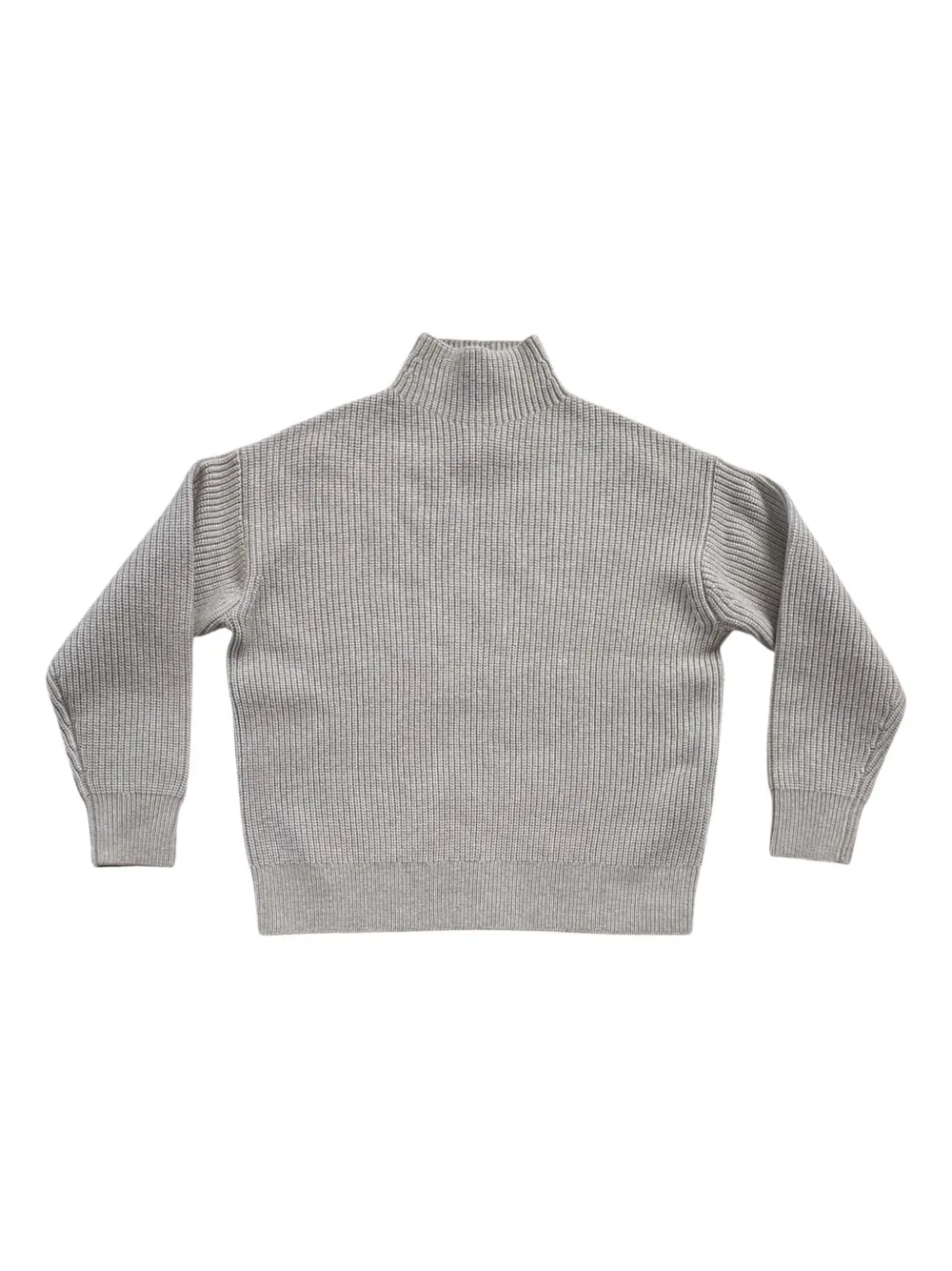 Calvin Klein high-neck ribbed sweater | Grey | Image 1