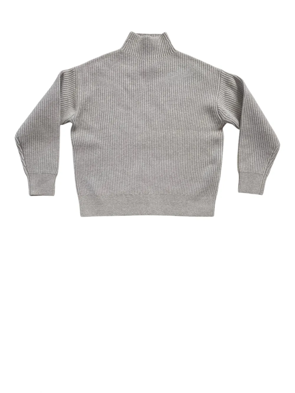 CALVIN KLEIN HIGH-NECK RIBBED SWEATER