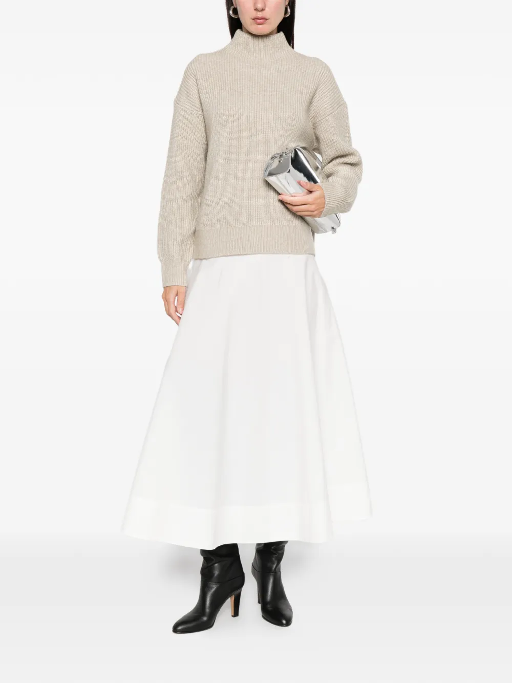 Calvin Klein high-neck ribbed sweater | Knitted Sweaters | Image 2