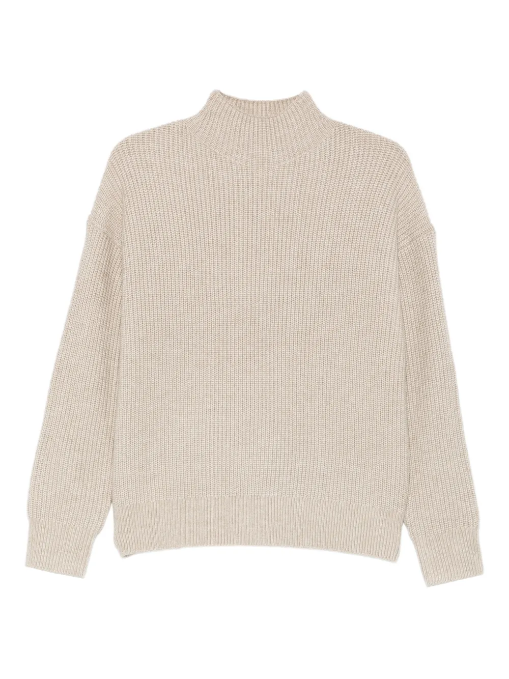 Calvin Klein high-neck ribbed sweater | Neutrals | Image 1