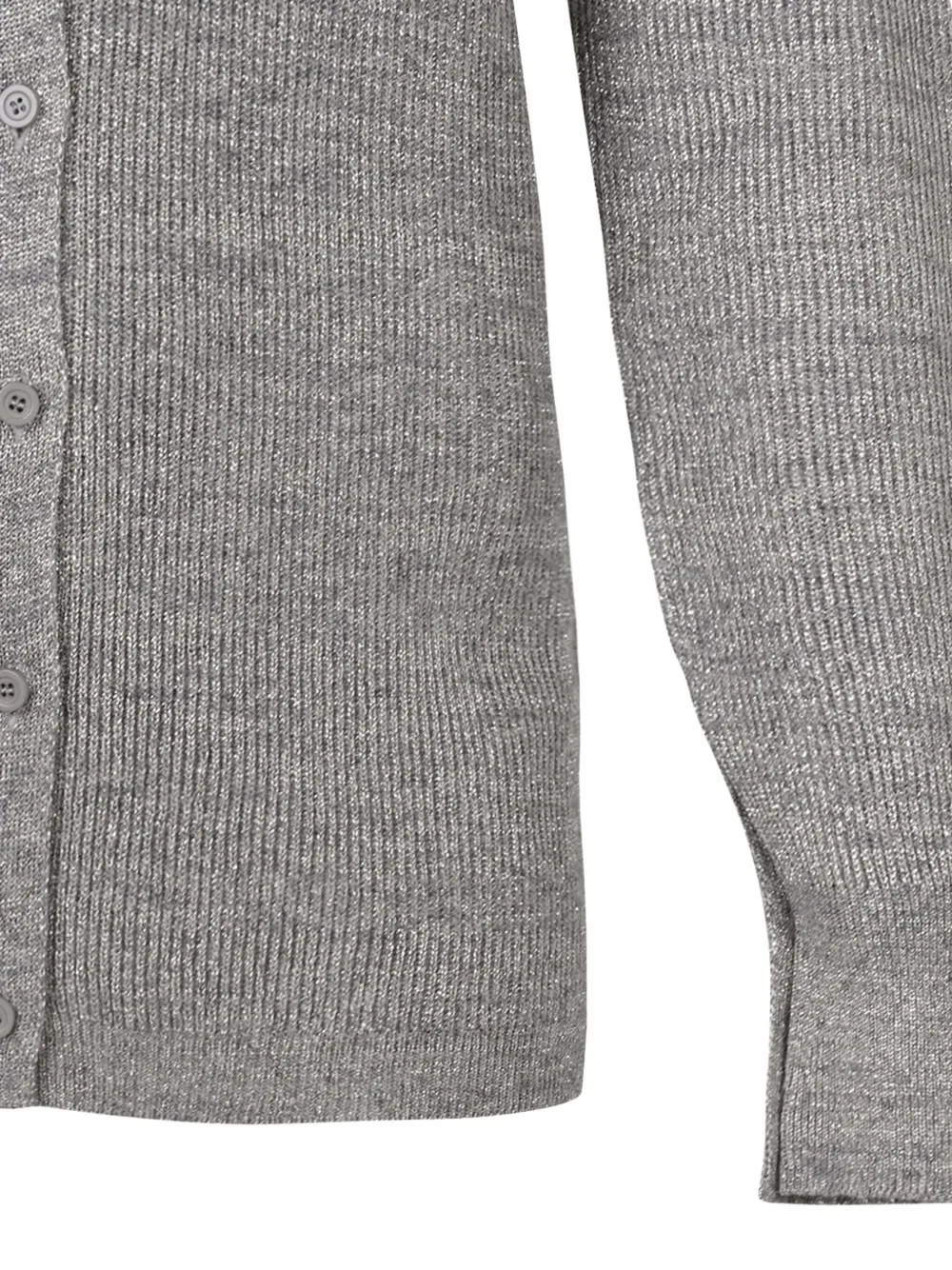 Fabiana Filippi Buttoned Cardigan In Gray