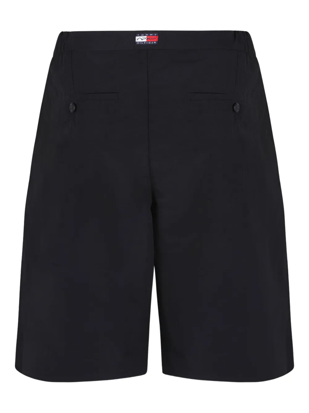 Tommy Hilfiger elastic-waistband logo shorts Zwart
