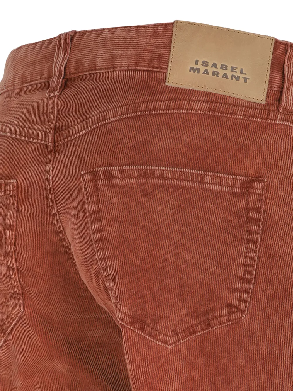 Isabel Marant Corduroy Trousers In Brown