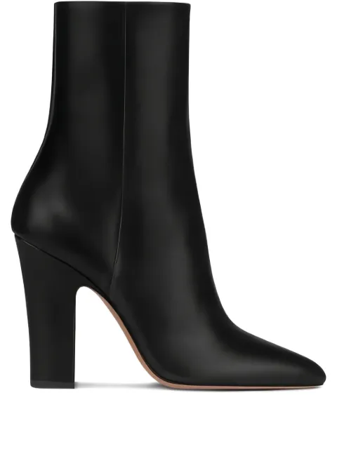 Paris Texas leather block-heel boots