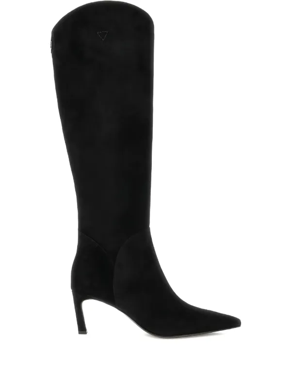 GUESS Women's Abetter Over-the-Knee Boots - Pointed Toe Block Heel Boots For Fall - View #11