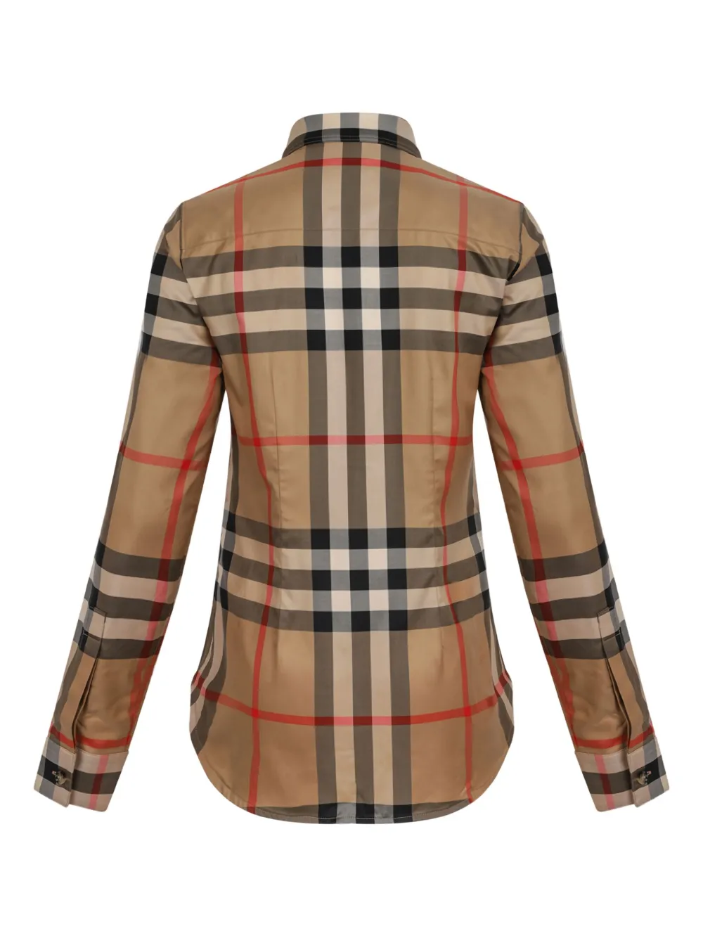 Burberry Geruit blouse - Beige
