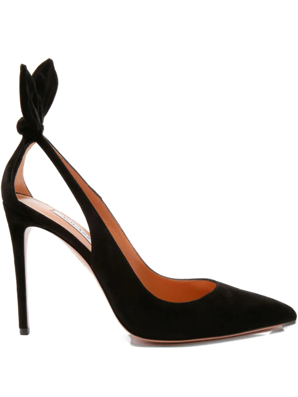 Aquazzura 105mm bow-detail pumps Black