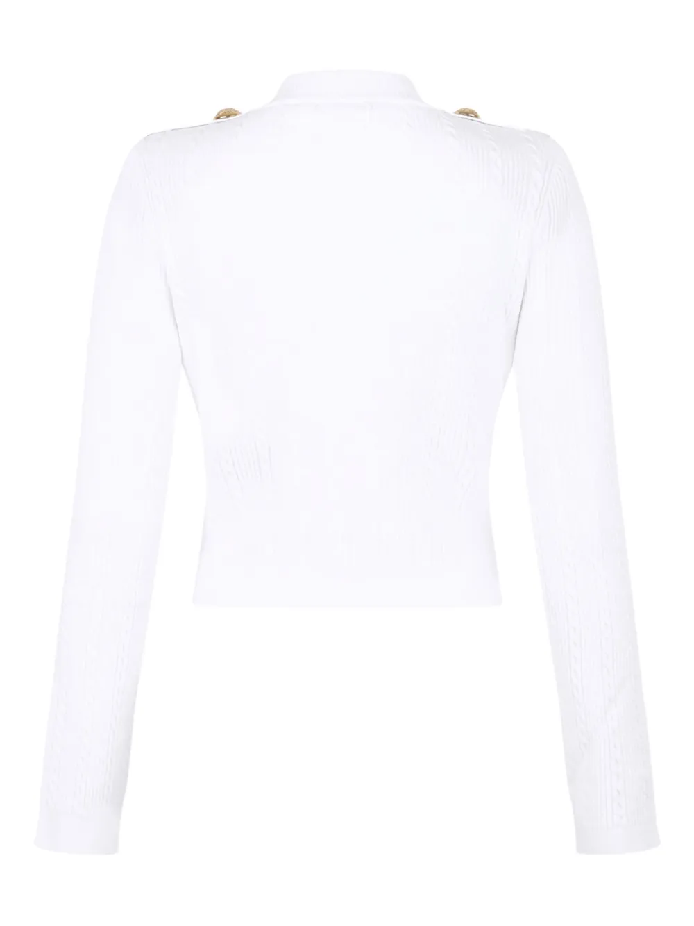 Balmain ribbed button cardigan | Cardigans | Image 2