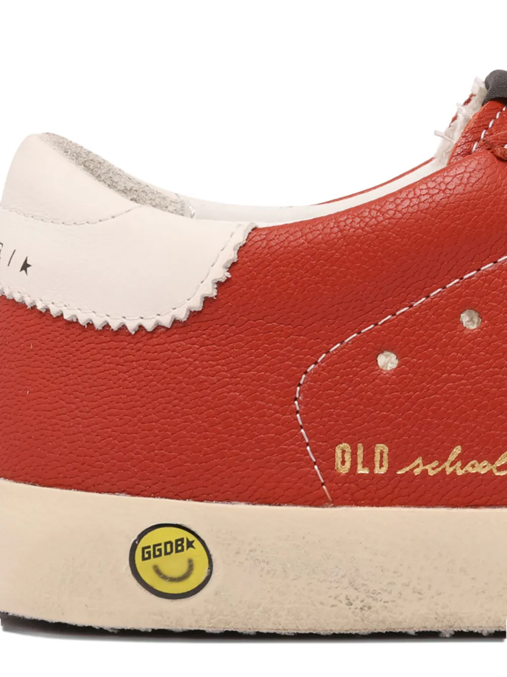 Golden Goose Kids Old School touch-strap sneakers Orange