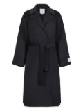 Calvin Klein wool-blend belted coat - Grey