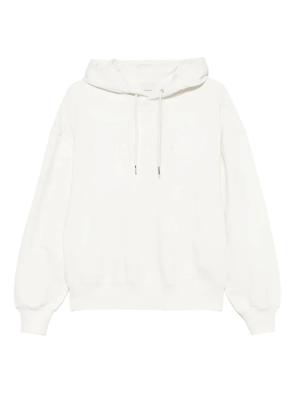 Calvin Klein Hoodie met geborduurd logo Wit