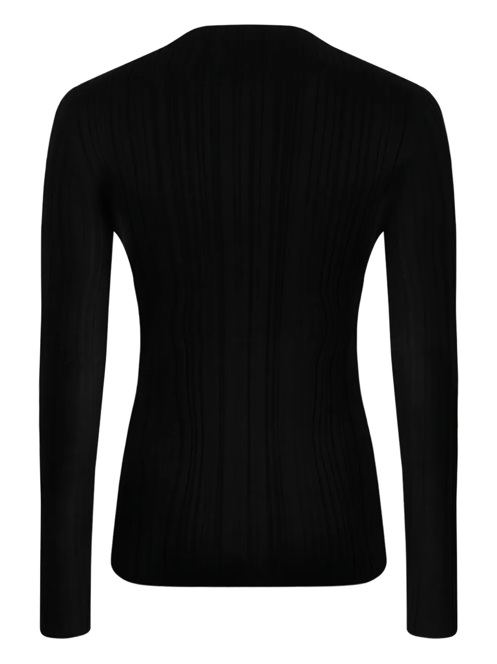 Dolce & Gabbana long-sleeve silk cardigan Zwart
