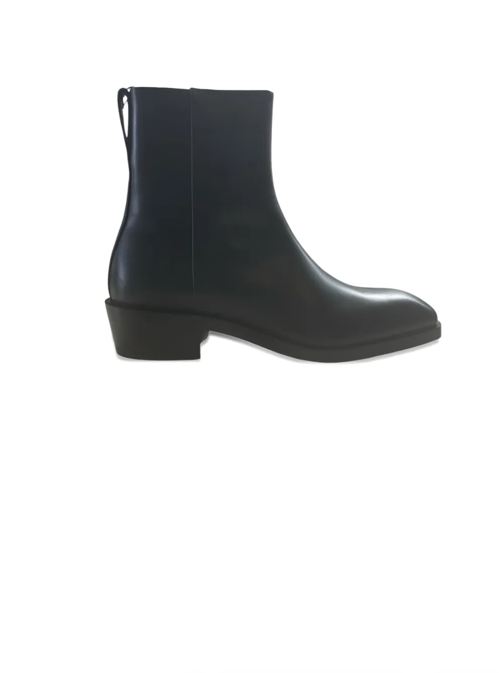 Calvin Klein leather boots Black