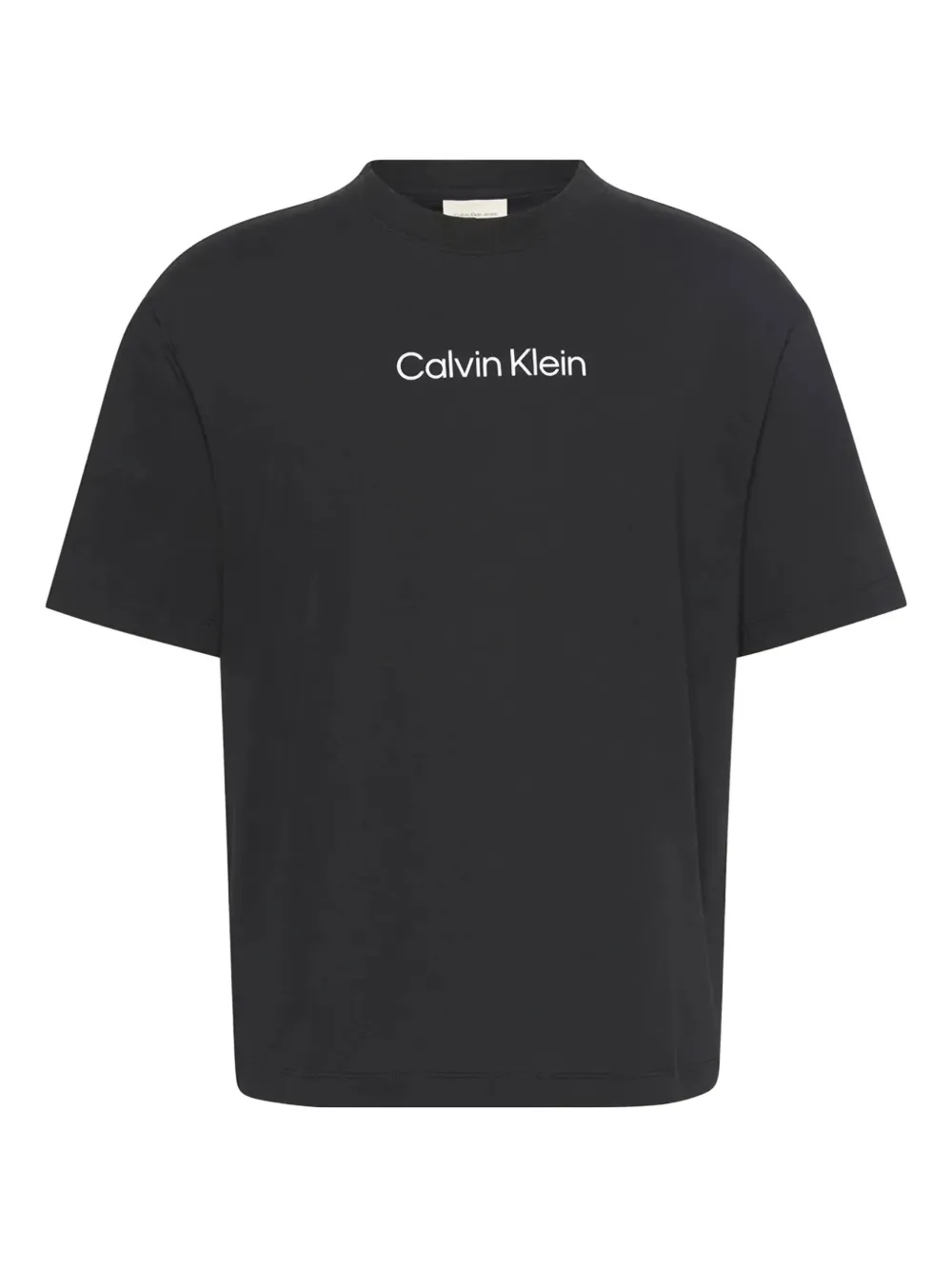 Calvin Klein playera de algodón con logo estampado | negro | Image 1