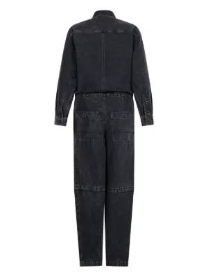 【関税&送料込】Isabel Marant Black Cotton Irianna Jumpsuit IRIANNA JUMPSUIT Woman black | ISABEL MARANT Official online