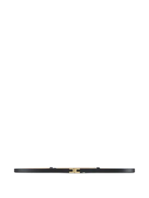 Elisabetta Franchi double-buckle leather belt