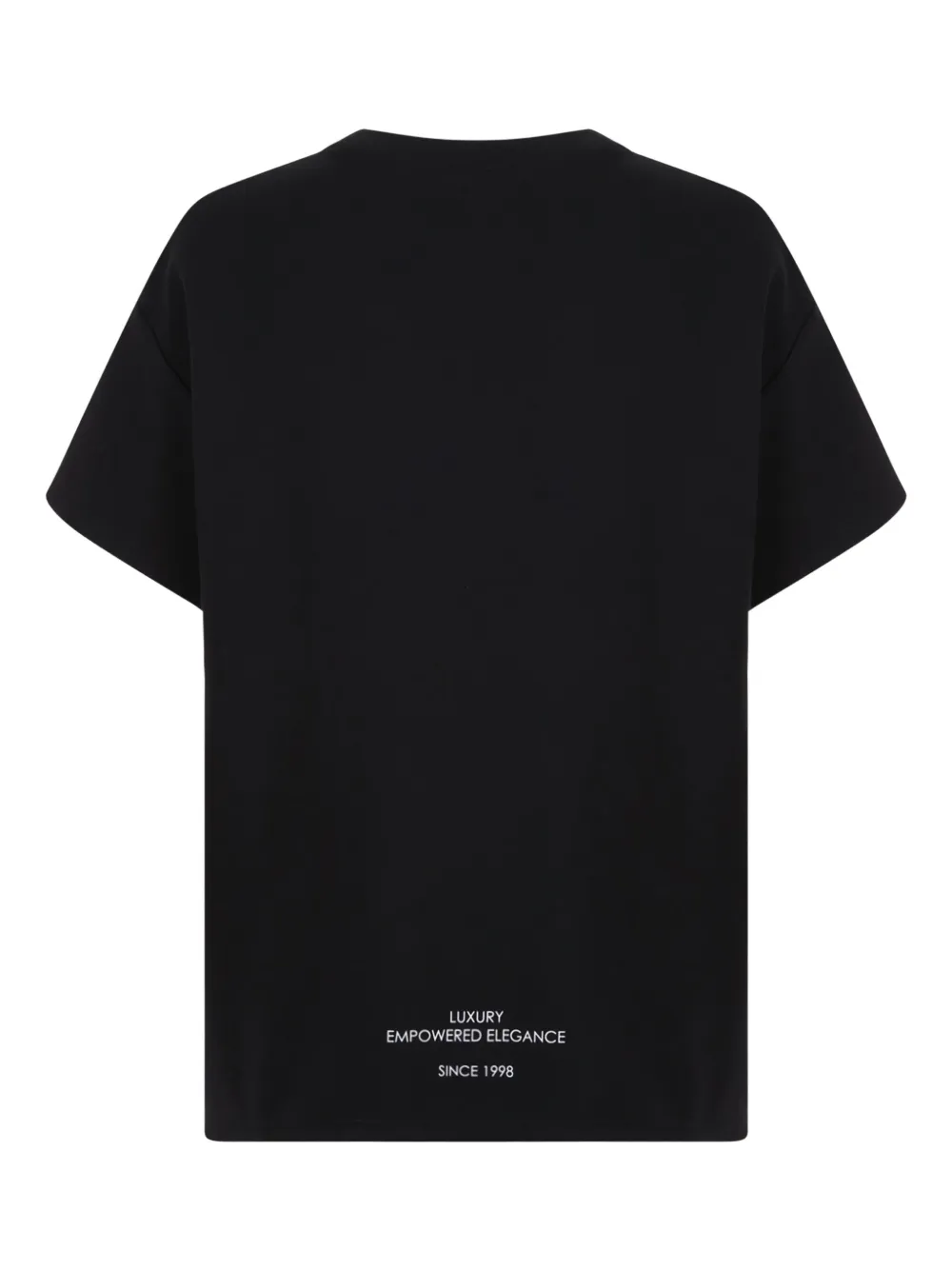 Elisabetta Franchi logo-plaque pocket top Zwart