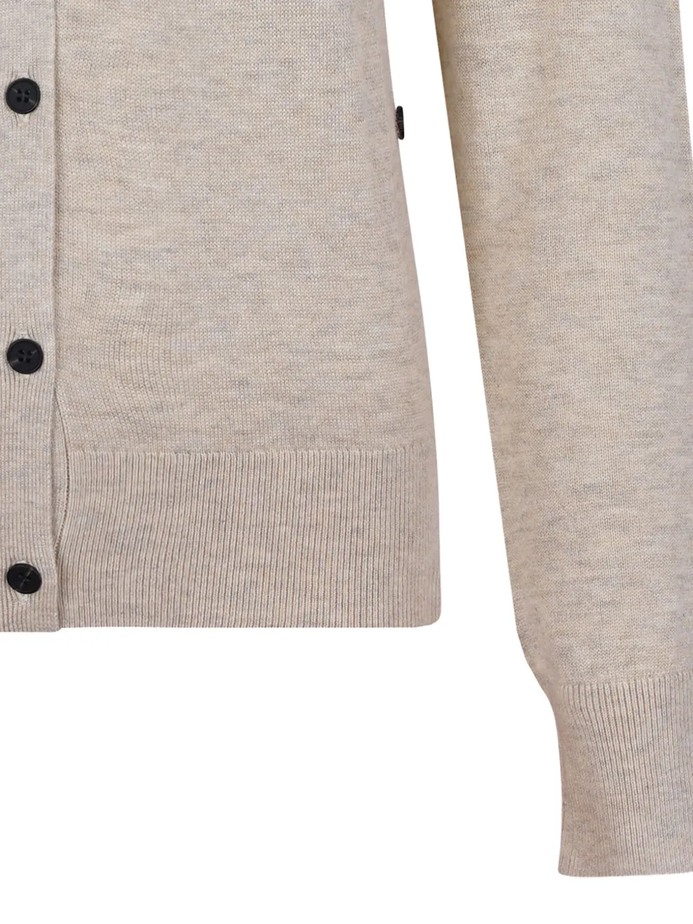 Isabel Marant Buttoned Cardigan In Animal Print