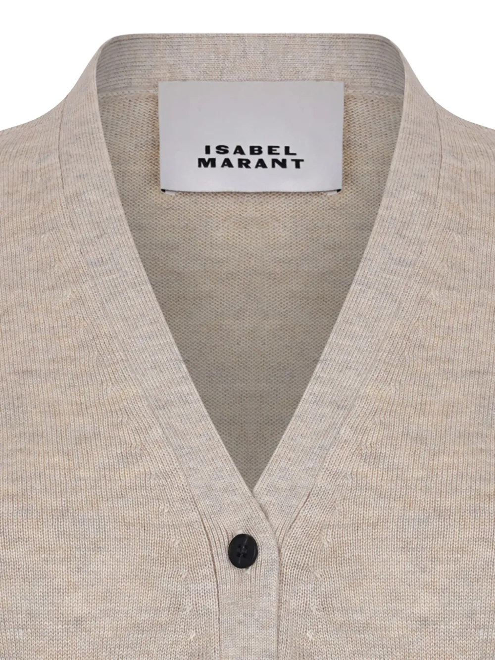 Isabel Marant Buttoned Cardigan In Animal Print
