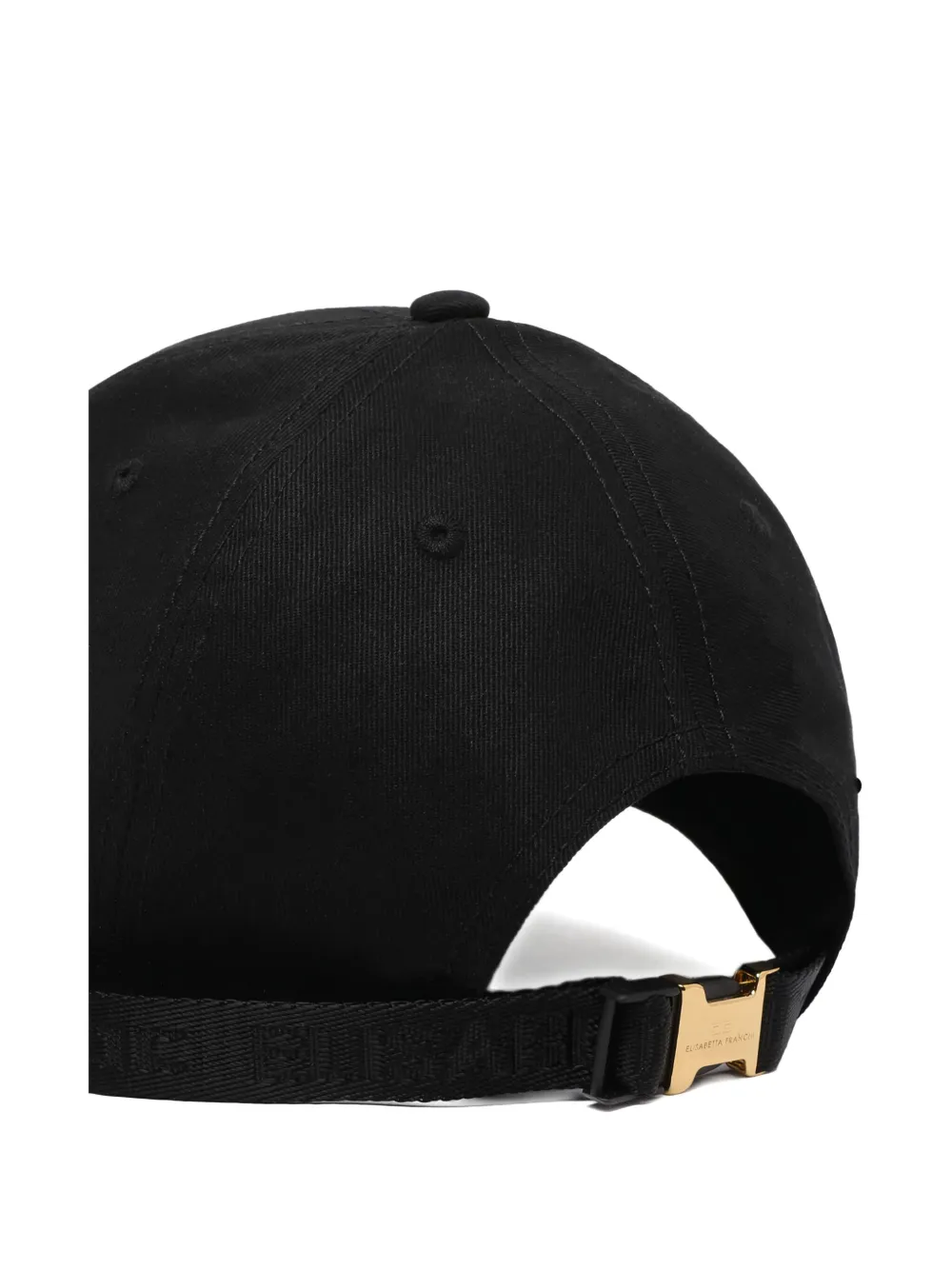 Elisabetta Franchi logo-embroidered cap - Blauw