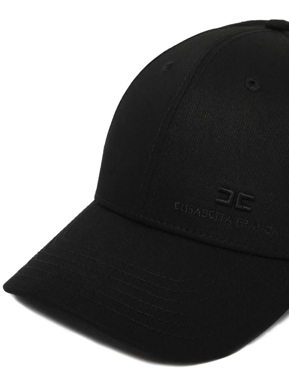 Elisabetta Franchi Pet met geborduurd logo Zwart