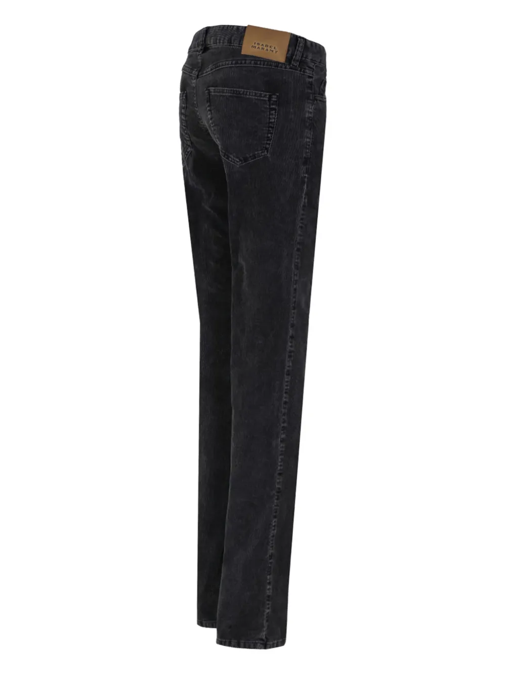 Isabel Marant Patch Pocket Jeans In Black