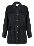 ISABEL MARANT button-fastening cotton denim jacket - Black