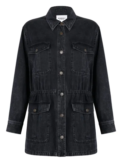 ISABEL MARANT button-fastening cotton denim jacket